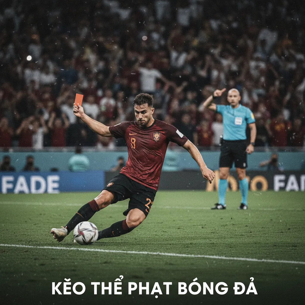 Referee issuing a yellow card for betting analysis