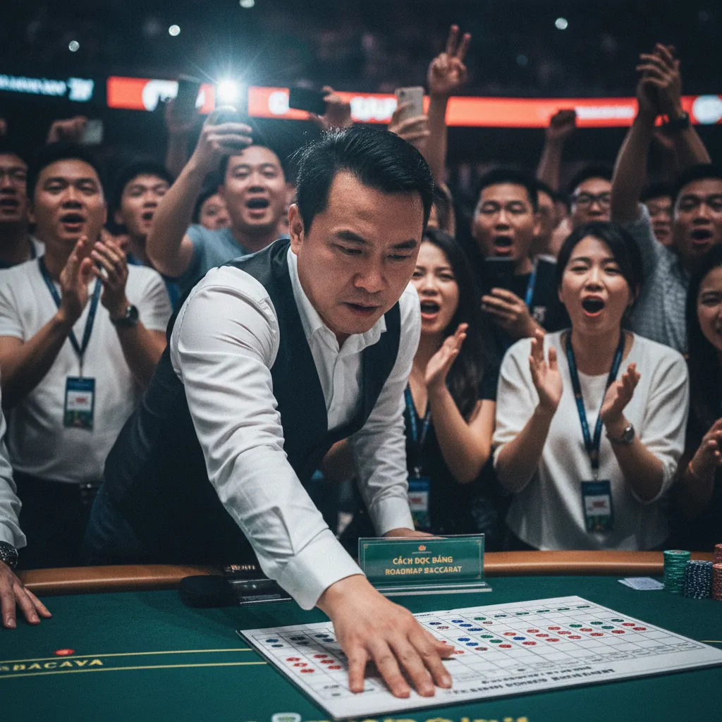 Ký hiệu trên bảng Big Road Baccarat