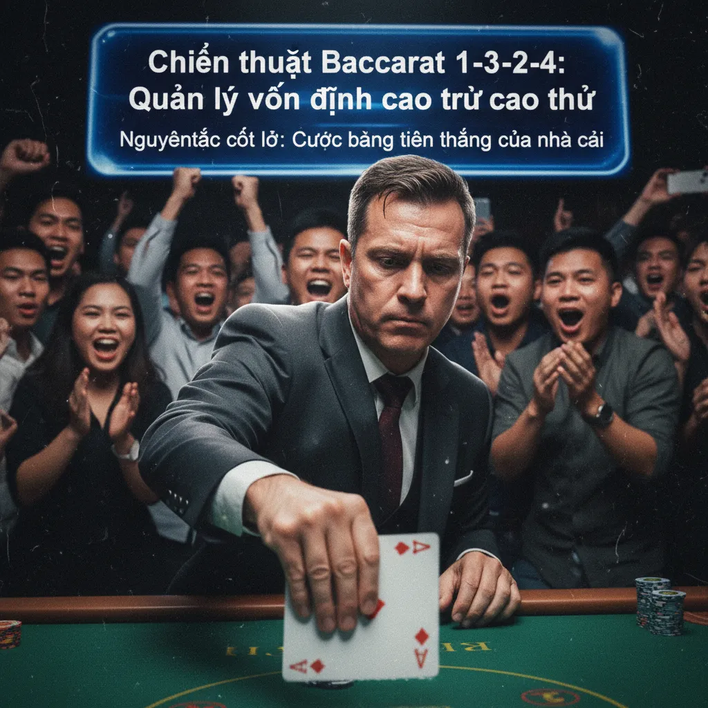 Những sai lầm khi dùng Baccarat 1-3-2-4